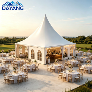 Tentes Pagode <span class=keywords><strong>Allu</strong></span> Frame avec Couverture PVC et Doublure de Plafond pour Événements Extérieurs, Tailles 10m x 10m et 12m x 12m, En Vente - Product Image 4