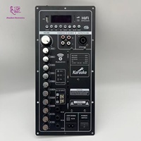 Module amplificateur audio numérique intégré pour karaoké, carte amplificateur de puissance HIFI 200 W avec USB et FM, idéal pour les enceintes portables