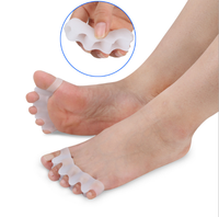Séparateur d'orteils en gel OEM Correcteur d'oignons et civières de chevauchement pour hommes et femmes Séparateurs d'orteils en silicone
