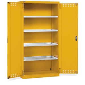 Fami Perform 1023x555x2000mm puerta ranurada armario de seguridad con bandejas - Product Image 1