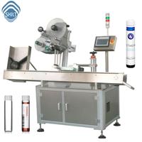 Etiquetadora Horizontal de Alta Velocidad para Bolígrafos, Marcadores, Crayones y Productos en Tubo - Aplicador Industrial de Etiquetas