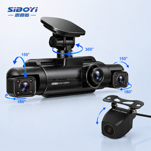 SIBOYI <span class=keywords><strong>Telecamera</strong></span> per <span class=keywords><strong>Auto</strong></span> a 4 Canali con WiFi, GPS, Registrazione in Loop, Visione Notturna, Monitoraggio Parcheggio, Schermo IPS 1080P - Product Image 1