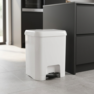 Cestino a Pedale Bianco 7L (Plastica 3075) Modello 4002443 - Product Image 3