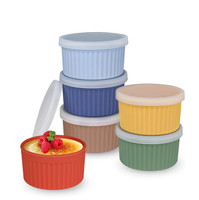 Gobelets de cuisson pour pouding en gros, contenants de stockage pour glaces et snacks (lot de 6)