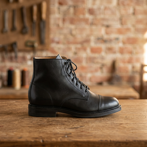 Botas de Hombre Hechas a Mano en India 2025, Estilo Italiano y Británico, con Cordones y Construcción Goodyear Welted, de Cuero de Grano Completo, para Otoño - Product Image 2