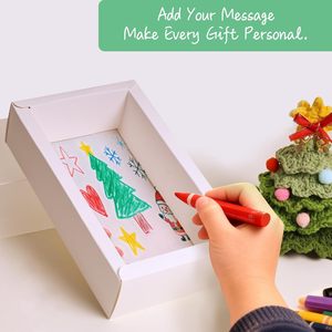 Père Noël en crochet fait main de qualité supérieure - Emballage en boîte en papier écologique - Ornement de Noël - Cadeau artisanal de haute qualité - Product Image 4