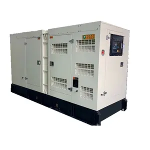 Portable 100kw emergency silent closed weatherproof type diesel power Station electric generator