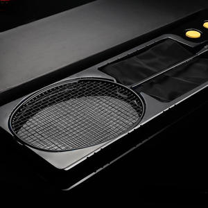 Raquette de badminton de formation légère, de luxe, de haute qualité, entièrement en fibre de carbone, petite, noire, fabriquée en Chine - Product Image 1