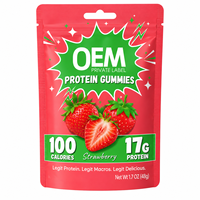 Bonbons Gommeux Protéinés Sans Sucre avec Électrolytes et Protéines de Lactosérum pour Adultes – Vente en Gros OEM