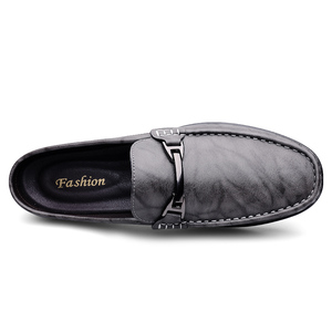 <span class=keywords><strong>Mules</strong></span> pour hommes sabots Penny mocassins chaussures plates Gommino sandales à enfiler pantoufles à enfiler pantoufles à enfiler en cuir à bout fermé - Product Image 3