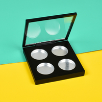 Emballage d'ombres à paupières personnalisé, emballage de palette d'ombres à paupières vide, palette d'ombres à paupières magnétique, vente en gros