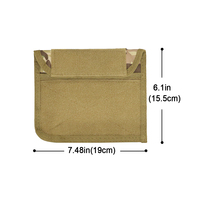 Sac de rangement tactique imperméable en camouflage MOLLE durable en gros, pochette pour carte, pour la randonnée en plein air, étui de sécurité pour documents