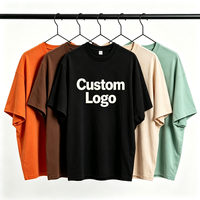 T-shirt Homme Col Rond Ample 100% Coton Respirant Personnalisé en Gros pour Impression Personnalisée Style Mode Graphique