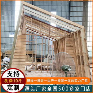 บ้านไม้สั่งทำรูปทรงไม่สมมาตร 3000x5400 มม. ดีไซน์เรียบง่ายสำหรับที่พักโรงแรม ติดตั้งง่าย - Product Image 5