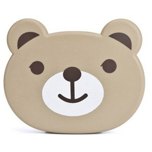 Car Seat Back Folding Cartoon Tray Brown Bear PP Material Foldable For Car Use - Product Image 3