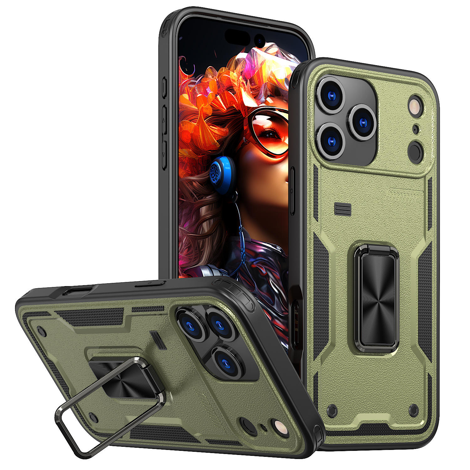 สีเขียว