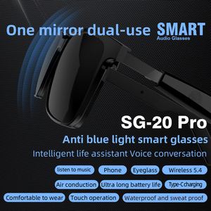 Hot Sale SG20 Pro Intelligent Camera Sunglasses TWS Earphones <b>Wireless</b> BT 5.4 Call Smart Wearable <b>Headset</b> - Product Image 3