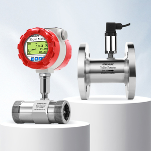 RS485 4-20mA Impuls-Turbinen-Durchflussmesser mit Display, Intelligenter Turbinen-Durchflussmesser für Wasser, Kraftstoff, Diesel, Benzin - Product Image 1
