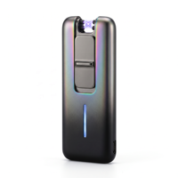 Accessoires pour fumeurs : Briquet électronique portable de voyage tout-en-un rechargeable USB vide