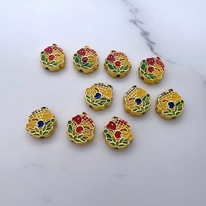 Alloy Fish Spacer Beads Matte Gold Double Sided For Bracelet Necklace Pendant Jewelry Making Accessories - Product Image 1