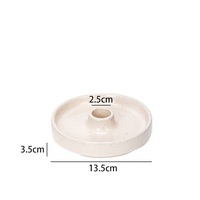 Porte-bougie en porcelaine style moderne DIY, rose, en céramique, pour mariage et décoration intérieure