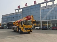 Une grue montée sur camion de 16 tonnes en provenance de Chine, équipée d'une télécommande, convient aux industries de la logistique et de la construction