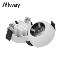 Allway Модерн Дизайн Алюминиевая потолочная светильник 7 Вт 12 Вт Светодиодный прожектор