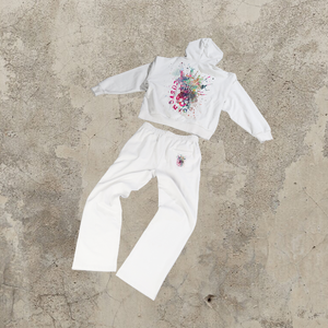 ชุดเสื้อผ้าแนวสตรีทของผู้ชาย2ชิ้นผ้าขน100% ผ้าเทอร์รี่มีซิปหน้าพิมพ์โลโก้ตามสั่งฤดูใบไม้ร่วง - Product Image 1