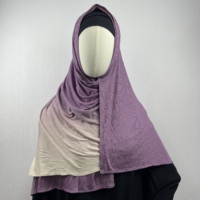 Hijab en jersey Kashka Premium personnalisé, dégradé, en coton, avec strass, foulards ethniques pour femmes, doux, respectueux de la peau, châles traditionnels, voiles