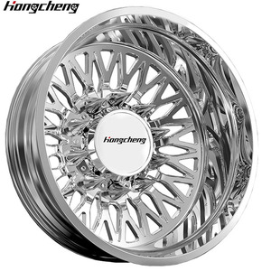 Jantes forgées sur mesure 8*200 8*180 22x10 24x14 26x14 pour camions Chevy Dually 8 trous 8x210 8x65 10x225 - Product Image 3