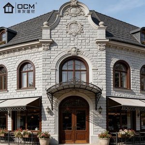 Revêtement en Fibro-<span class=keywords><strong>ciment</strong></span> à Texture Mosaïque Certifié CE Ignifuge A1 pour Mur Extérieur <span class=keywords><strong>de</strong></span> Bar à Hamburgers Couleur Personnalisée pour Architectes et Constructeurs - Product Image 4