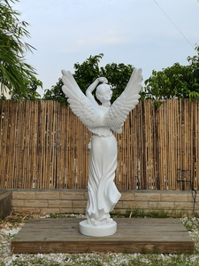 Scultura ad <span class=keywords><strong>angolo</strong></span> a grandezza naturale scultura in resina in fibra di vetro modello artistico - Product Image 3