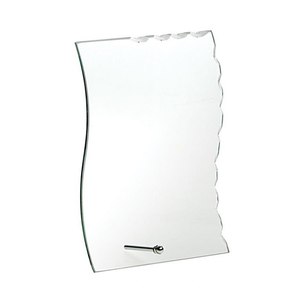 Trofeo in Vetro con Supporto Integrato 115X150 Mm Spessore 4 Mm - Product Image 1