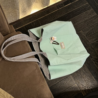 Sac fourre-tout personnalisé avec logo, en toile de nylon froissé, réutilisable, écologique, pour les salons professionnels, cadeau d'entreprise, OEM