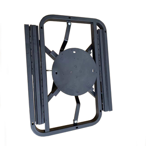 Mécanisme avec papillons faisant <span class=keywords><strong>table</strong></span> carrée, multifonctionnel, meuble de maison, <span class=keywords><strong>table</strong></span> carrée, conversion en <span class=keywords><strong>table</strong></span> ronde, cadre d'extension <span class=keywords><strong>pliable</strong></span> - Product Image 3