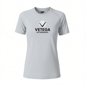 Camiseta Deportiva Vetega Suave y Transpirable con Logotipo Estampado en la Parte Delantera, Unisex, Corte Regular, Manga Corta, Cuello Redondo, Tejido de Punto, Azul C - Product Image 1