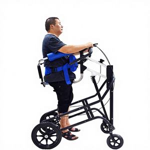 BEIZ Rehab Cetre Equipment Lower Limb Training <b>Walker</b> With Seat Automatic Lifting Rollator For People With Cerebral Palsy - Product Image 6