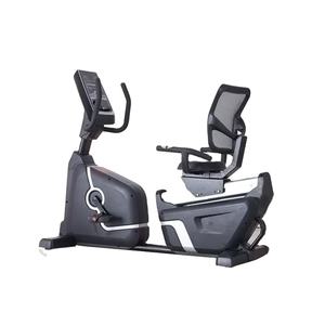 Bicicleta estática reclinada magnética para entrenamiento, modelo 2026, con sensor de pulso y base amortiguadora, para uso doméstico y comercial en gimnasios. - Product Image 6