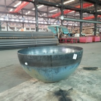 Cabeza Semiesférica de Acero Inoxidable 304/316L Pulido, Grado Petroquímico, Certificación ASME para Recipientes a Presión Marinos