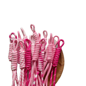 Vente en gros de porte-clés de <span class=keywords><strong>voiture</strong></span> en corde tressée en nylon - Product Image 5