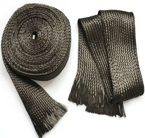 Produk Kaki Palsu Serat Karbon Stockinette Fiber Carbon Braided Sleeve 9 mm untuk Anggota Tubuh Bawah - Product Image 3