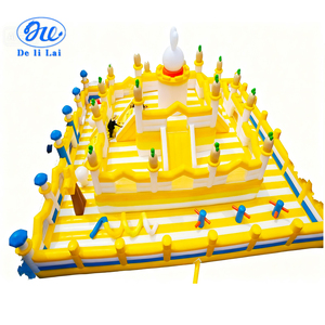 Nuevo Castillo Inflable con Tobogán, <span class=keywords><strong>Plaza</strong></span> de Trampolines para Centro Comercial, Entretenimiento al Aire Libre, Casa de Juegos para Niños - Product Image 4