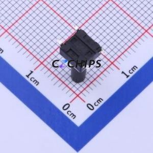 TS-1002S-BR13526 Tactile Switch SMD-4P,6x6mm Switch Single Pole Single Throw Round Button 2.6N Vertical Mount - Product Image 2