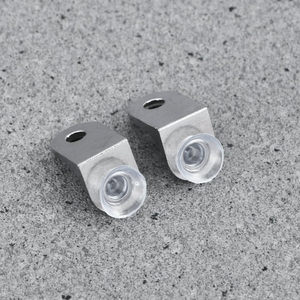 Tủ L hình dạng Kệ hỗ trợ người giữ kính hợp kim kẽm Khung kệ PEG kệ kính hỗ trợ pins với cốc hút - Product Image 6