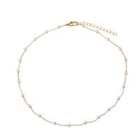 Nouveau collier ras du cou polyvalent en perles personnalisées à la mode pour femmes