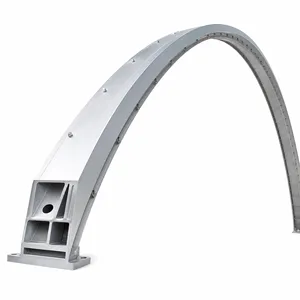 Arche de suivi solaire en aluminium robuste pour ferme solaire Nevada <span class=keywords><strong>Mega</strong></span>, <span class=keywords><strong>tube</strong></span> courbé CNC, fabrication de précision - Product Image 3