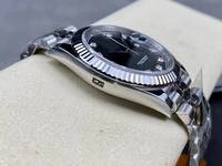 Montre mécanique de luxe de qualité supérieure, étanche, 41 mm, CFactory, acier 904l, mouvement 3235, cadran noir diamant, bracelet Jubilee