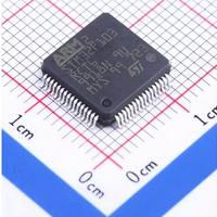 Microcontrolador STM32F103C8T6 Nuevo en Caja, Paquete LQFP-64 (10x10) para MCU Cortex-M3, 256 KB de Memoria Flash, CPU de 72 MHz, Aplicación PCBA