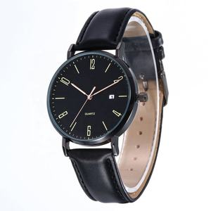 Relojes de Cuarzo Analógicos para Hombre de Diseño Simple, Correas de Cuero, Logotipo Personalizado, Relojes Mecánicos Minimalistas - Product Image 5