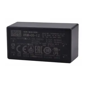 Mean Well IRM-05-12 5W 12V 0.42A AC-DC Single Output PCB-Mount Green Power Module Switching Power Supply